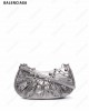 mini Le Cagole metallic shoulder bag