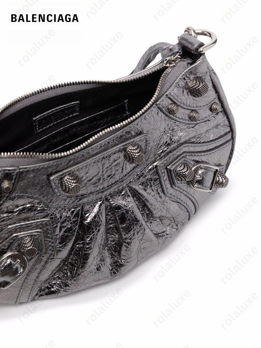 mini Le Cagole metallic shoulder bag