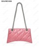 Crush quilted shoulder bag