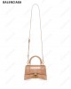 Hourglass top-handle tote bag