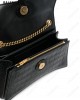 Crush crocodile-embossed shoulder bag