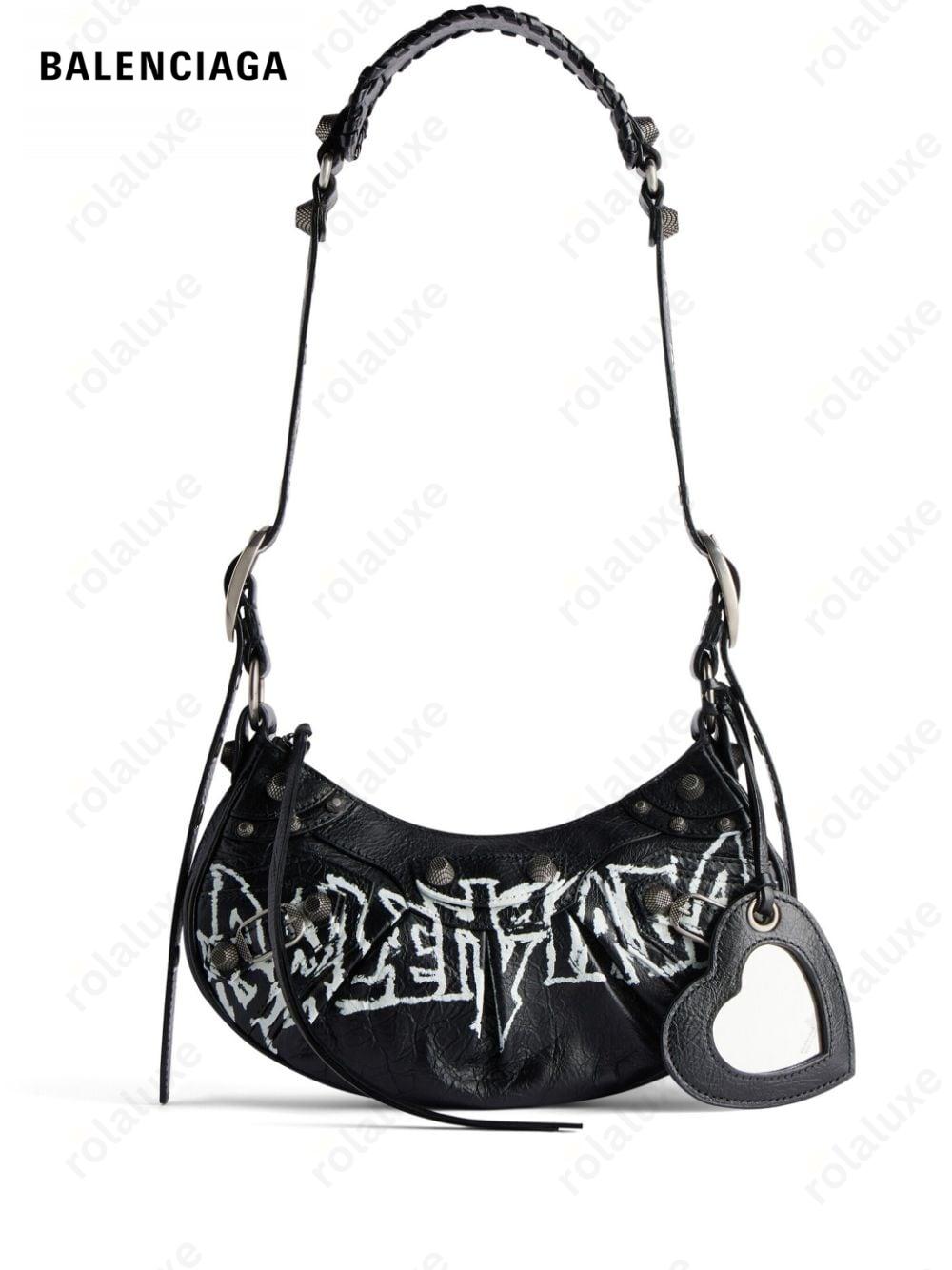 extra-small Le Cagole DIY Metal leather shoulder bag