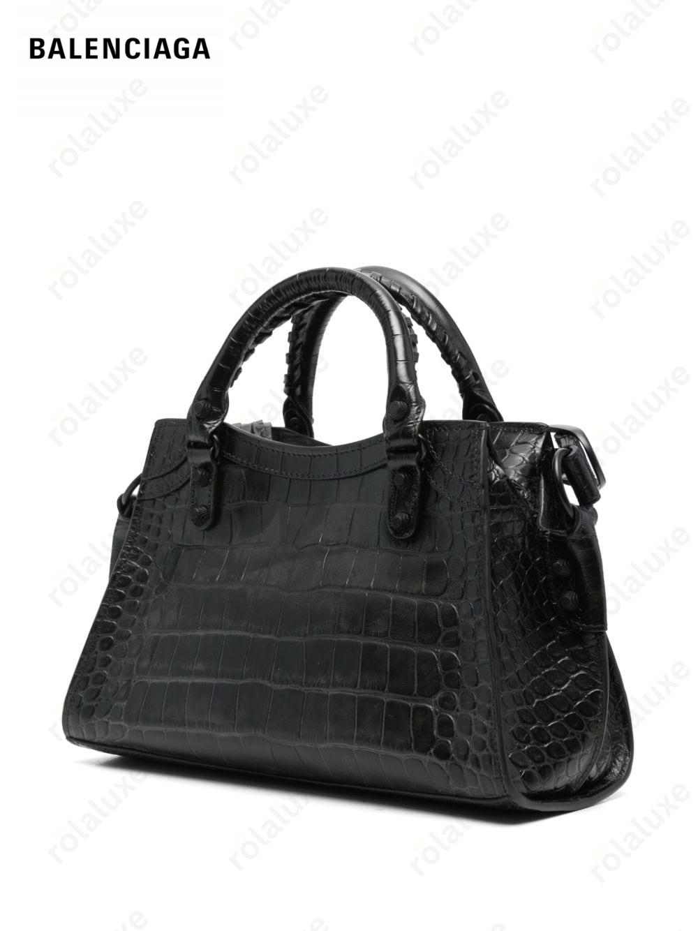 Le Cagole leather tote bag