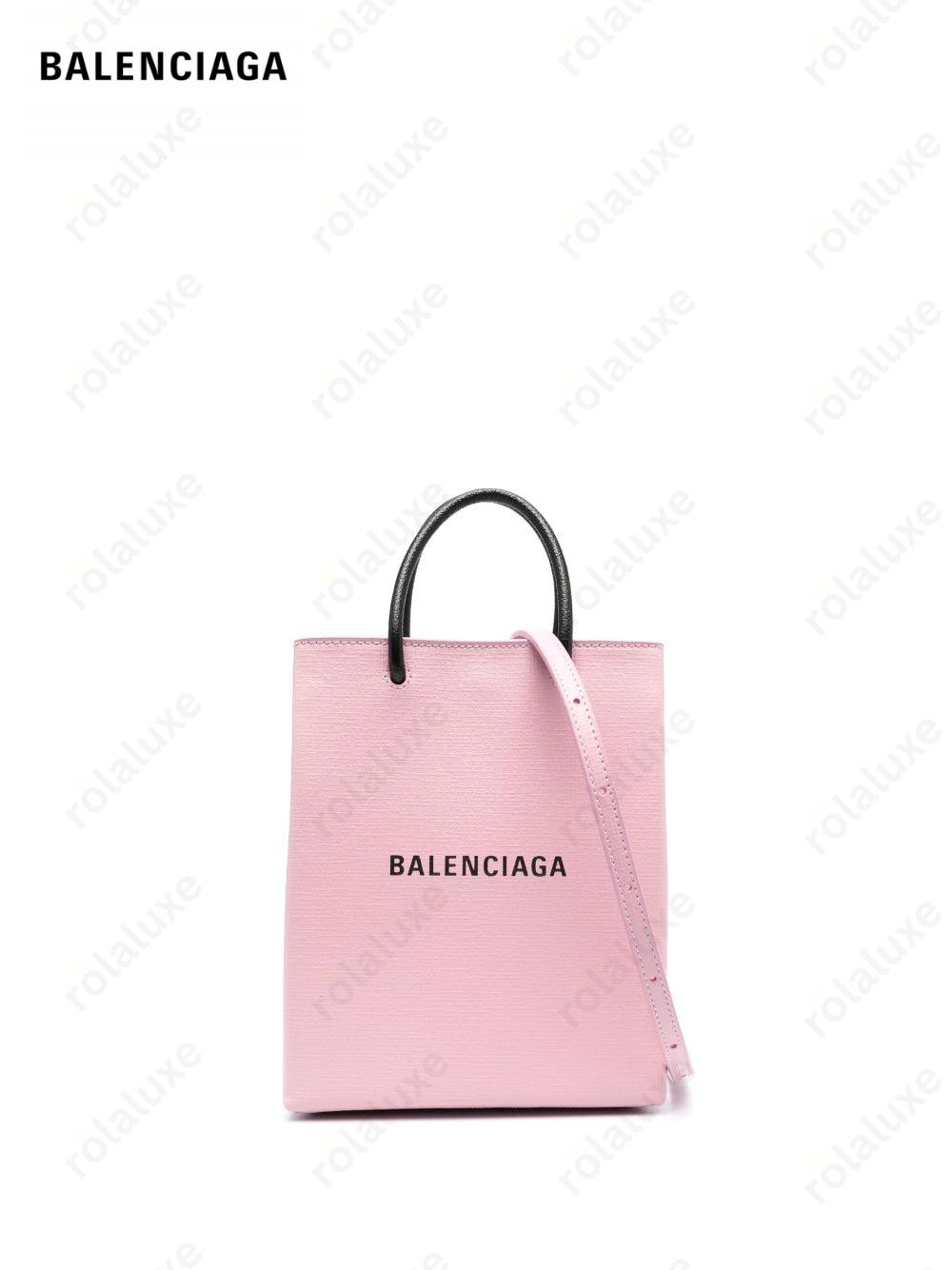 Shopping logo-print tote bag