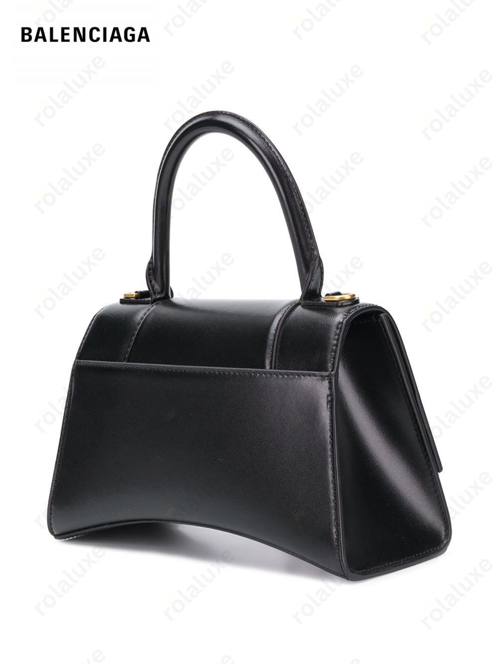 small Hourglass top-handle bag