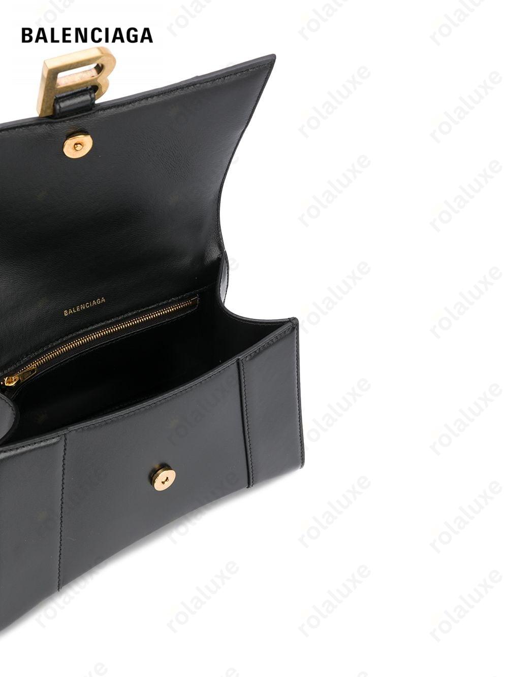 small Hourglass top-handle bag