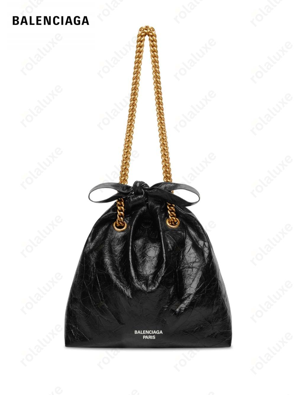 small Crush leather tote bag