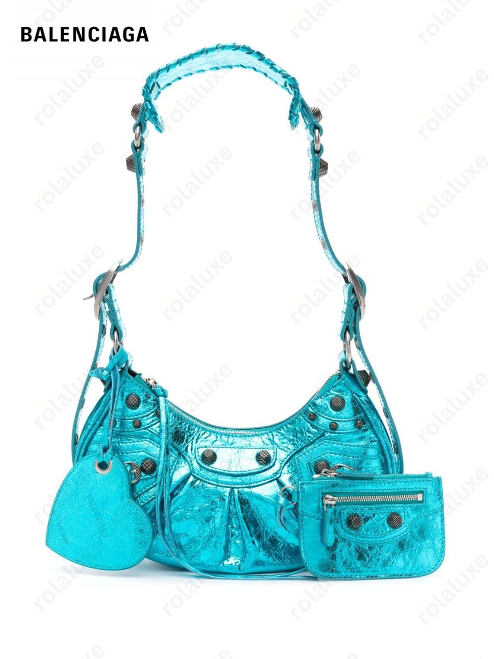 XS Le Cagole metallic shoulder bag