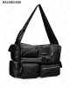 Superbusy logo zipped shoulder bag