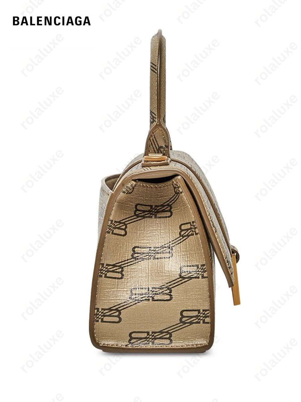 XS Hourglass monogram top-handle bag