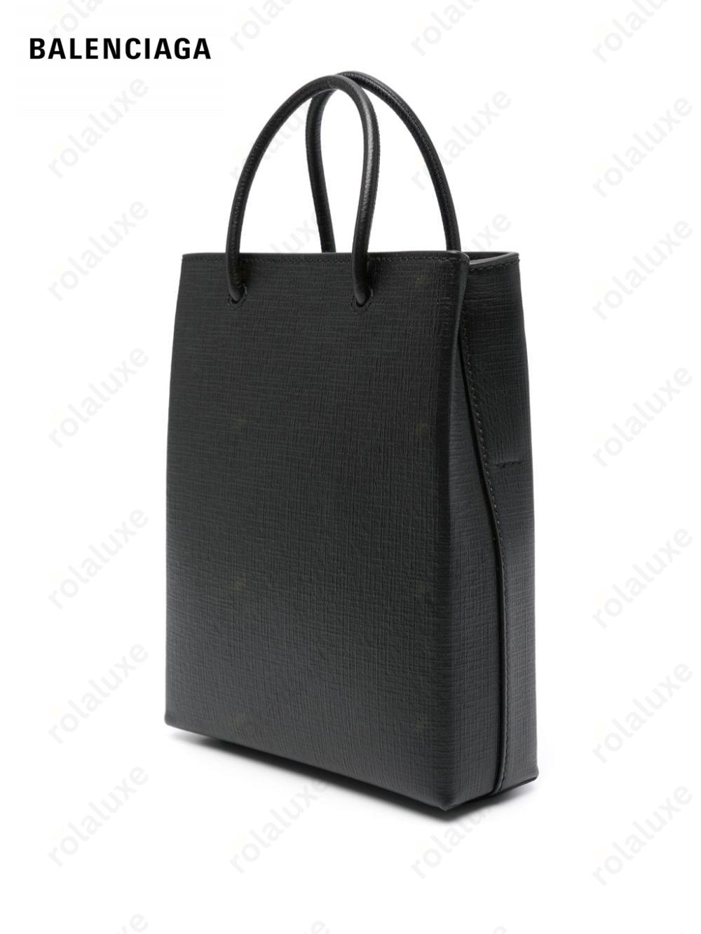 logo-print tote bag