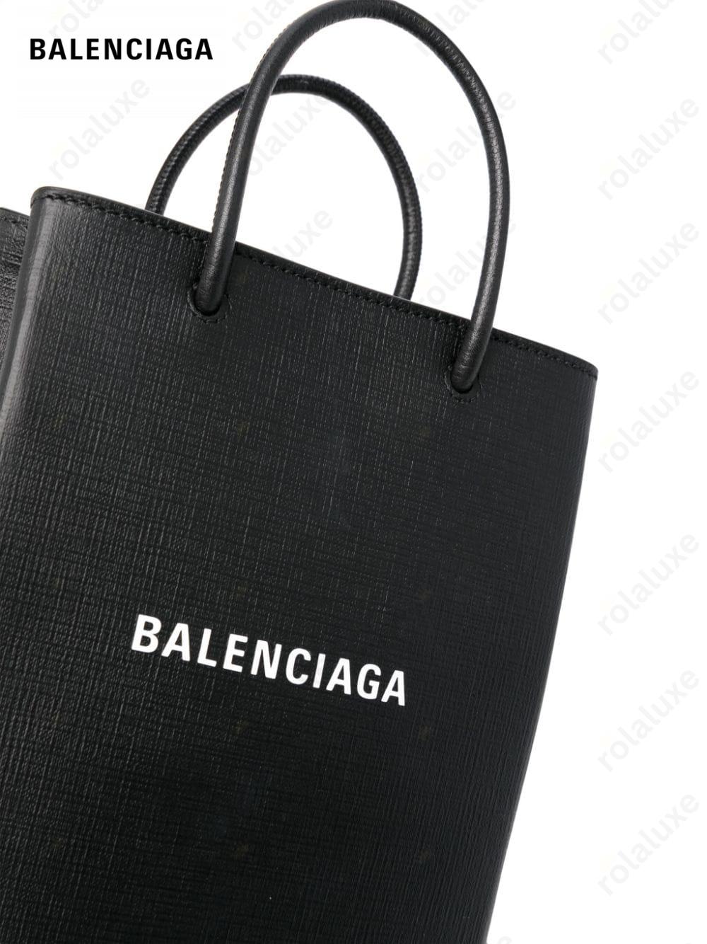 logo-print tote bag