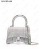 Hourglass crystal-embellished mini bag