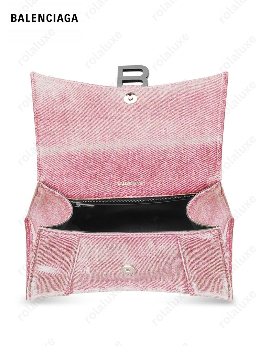 S Hourglass top-handle bag