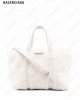 small Barbes East-West shearling shopper tote bag