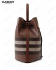 small TB leather bucket bag