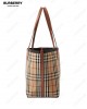 medium London check-pattern tote bag