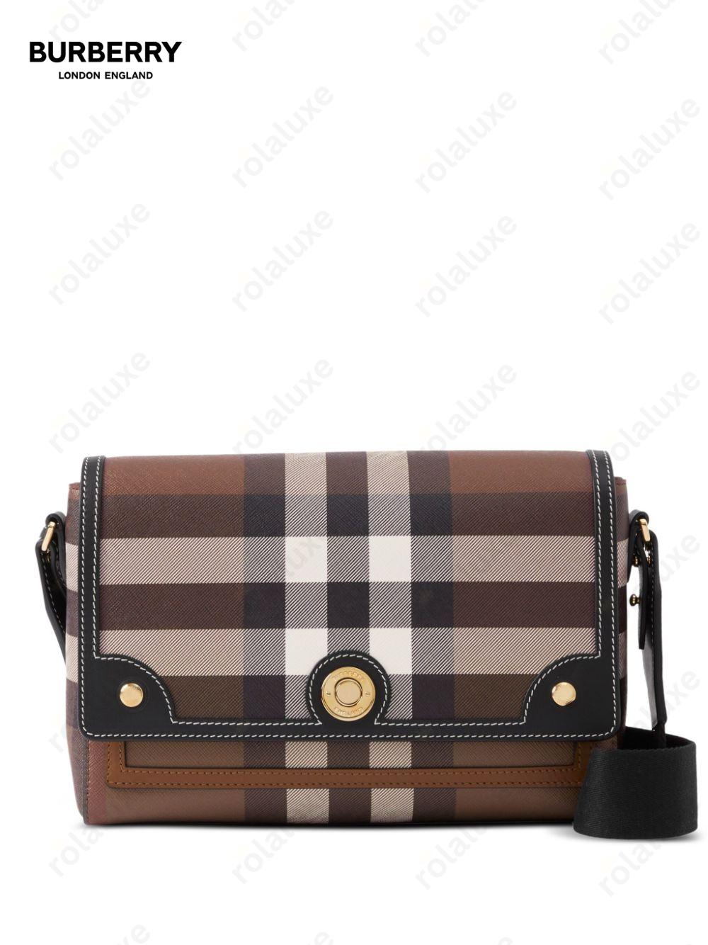 Vintage Check leather shoulder bag