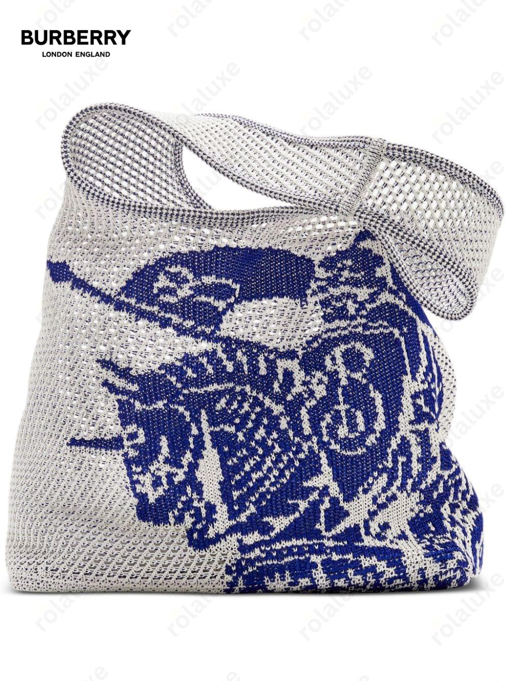 Equestrian Knight crochet-knit bag