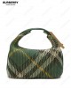 medium Peg check-pattern shoulder bag