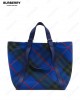 check print tote bag