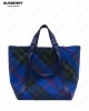 check print tote bag