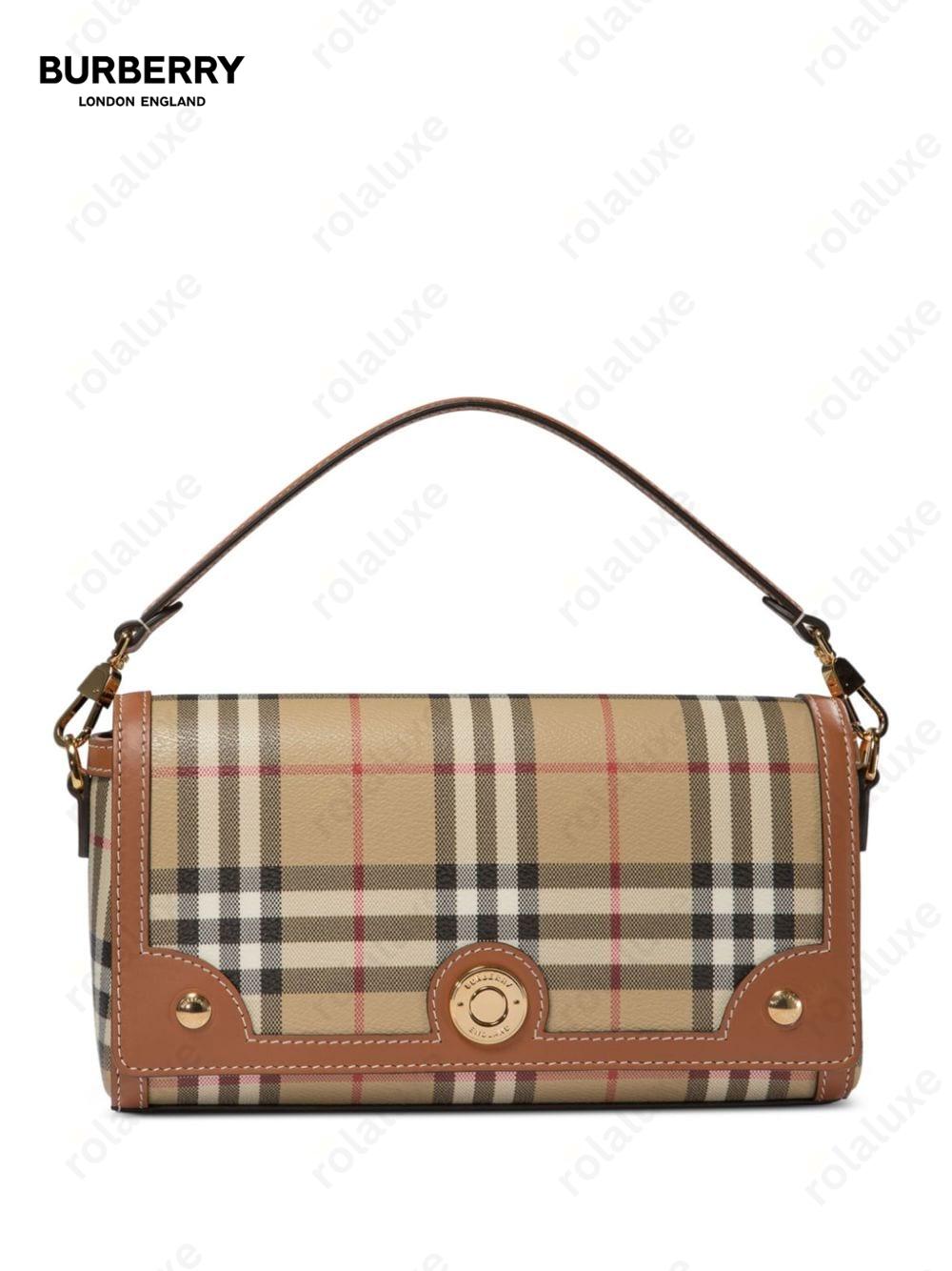 Vintage Check logo-plaque shoulder bag