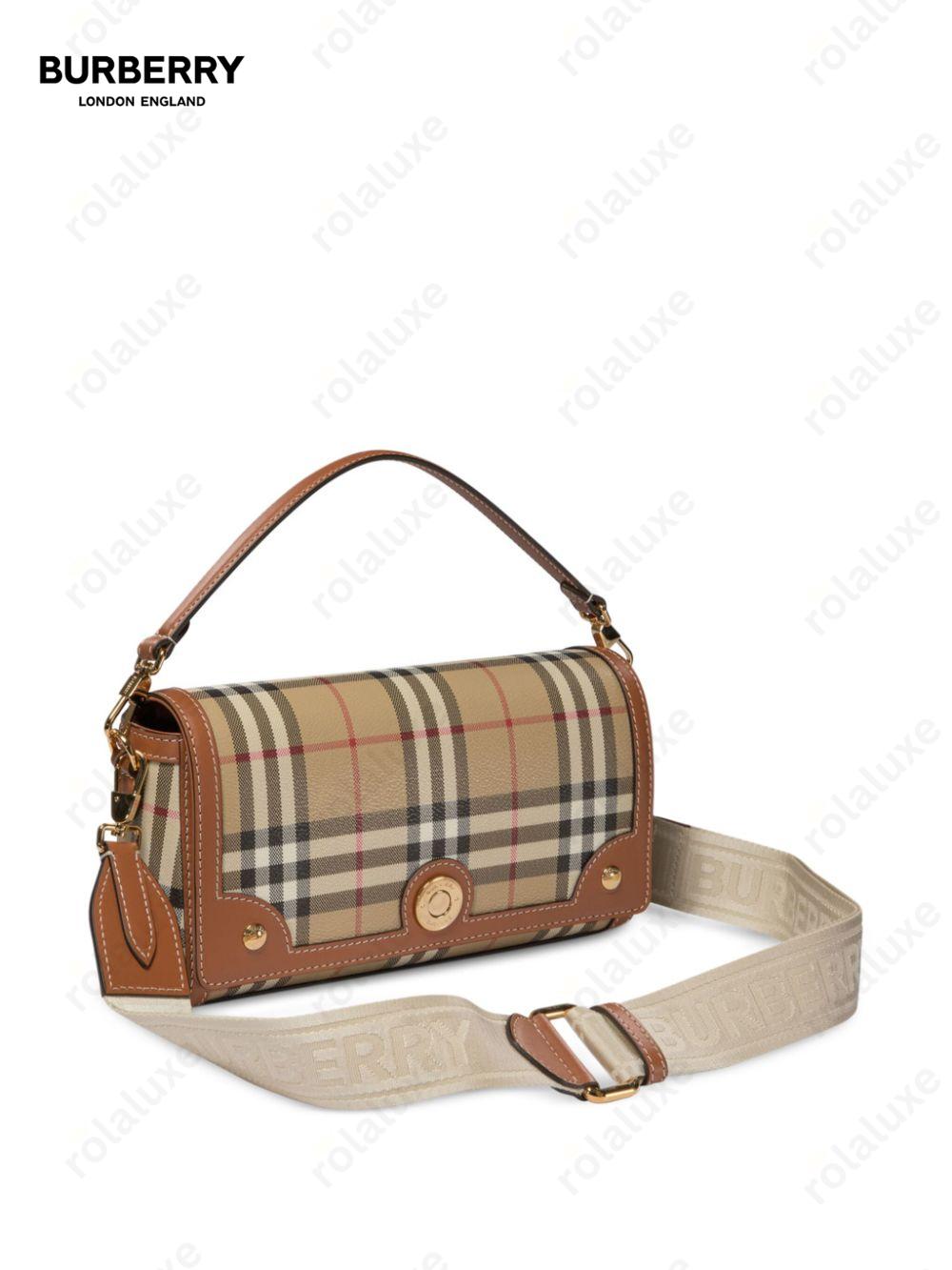 Vintage Check logo-plaque shoulder bag