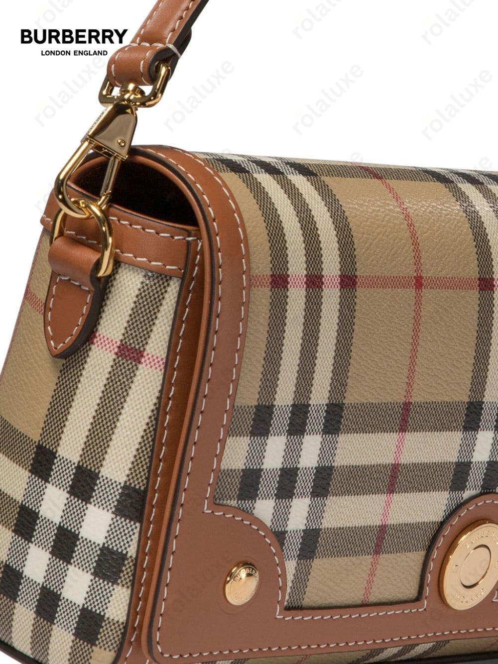 Vintage Check logo-plaque shoulder bag