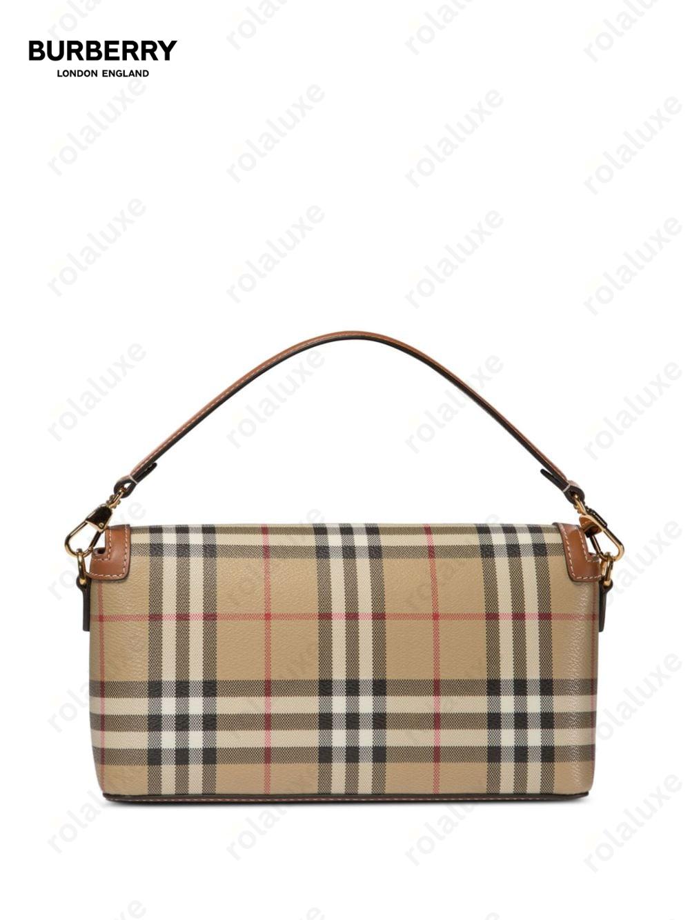 Vintage Check logo-plaque shoulder bag