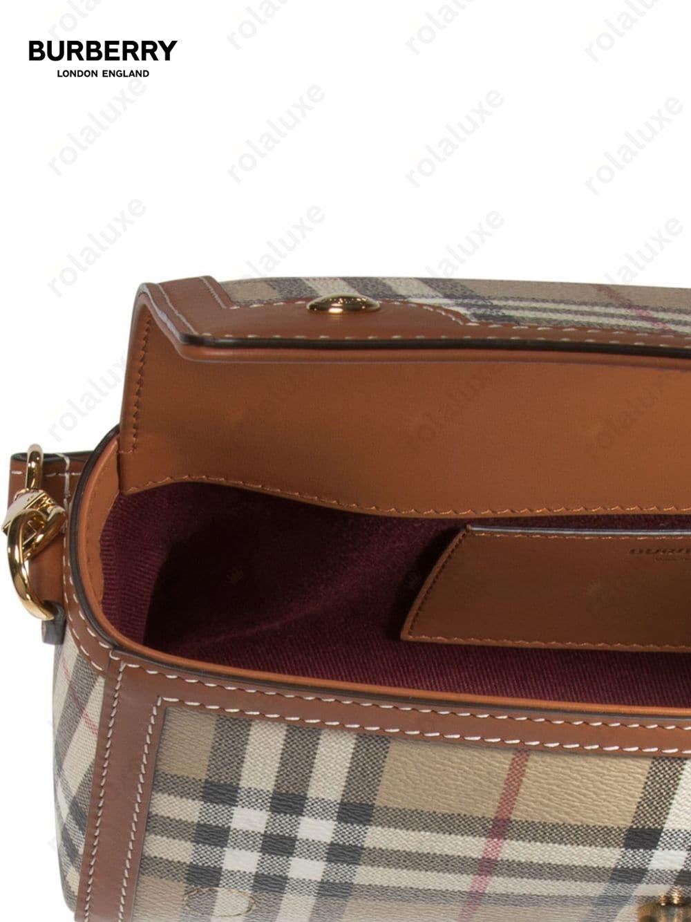 Vintage Check logo-plaque shoulder bag