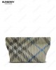 check pattern clutch bag