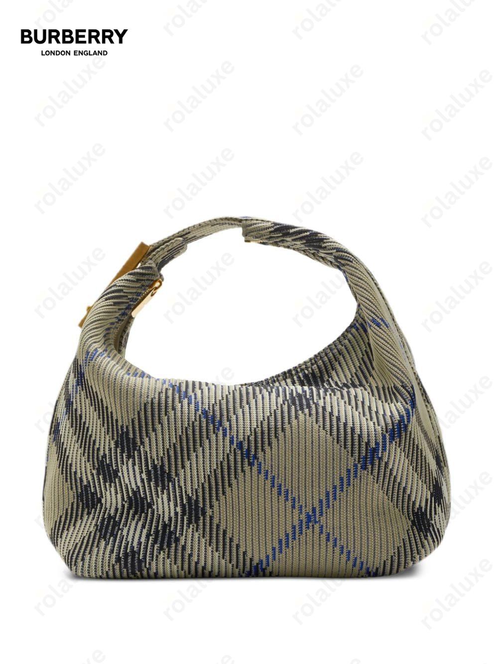 medium Peg checked tote bag