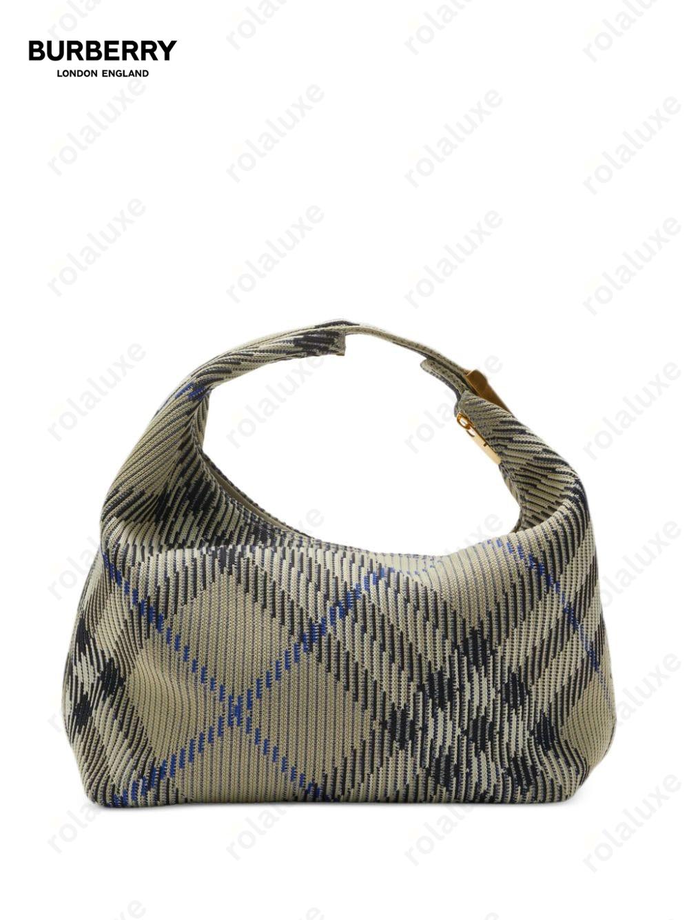 medium Peg checked tote bag