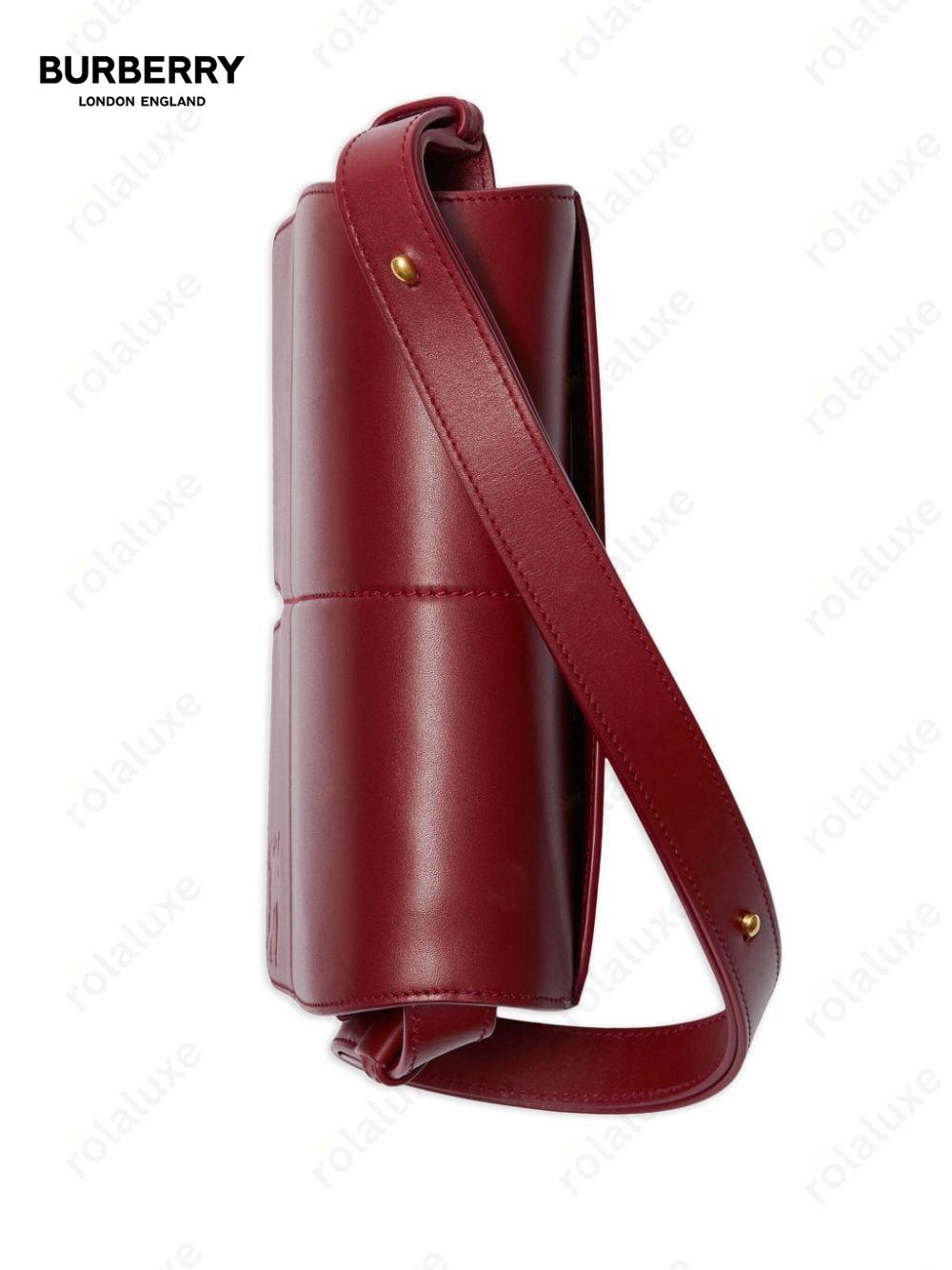 Snip leather shoulder bag