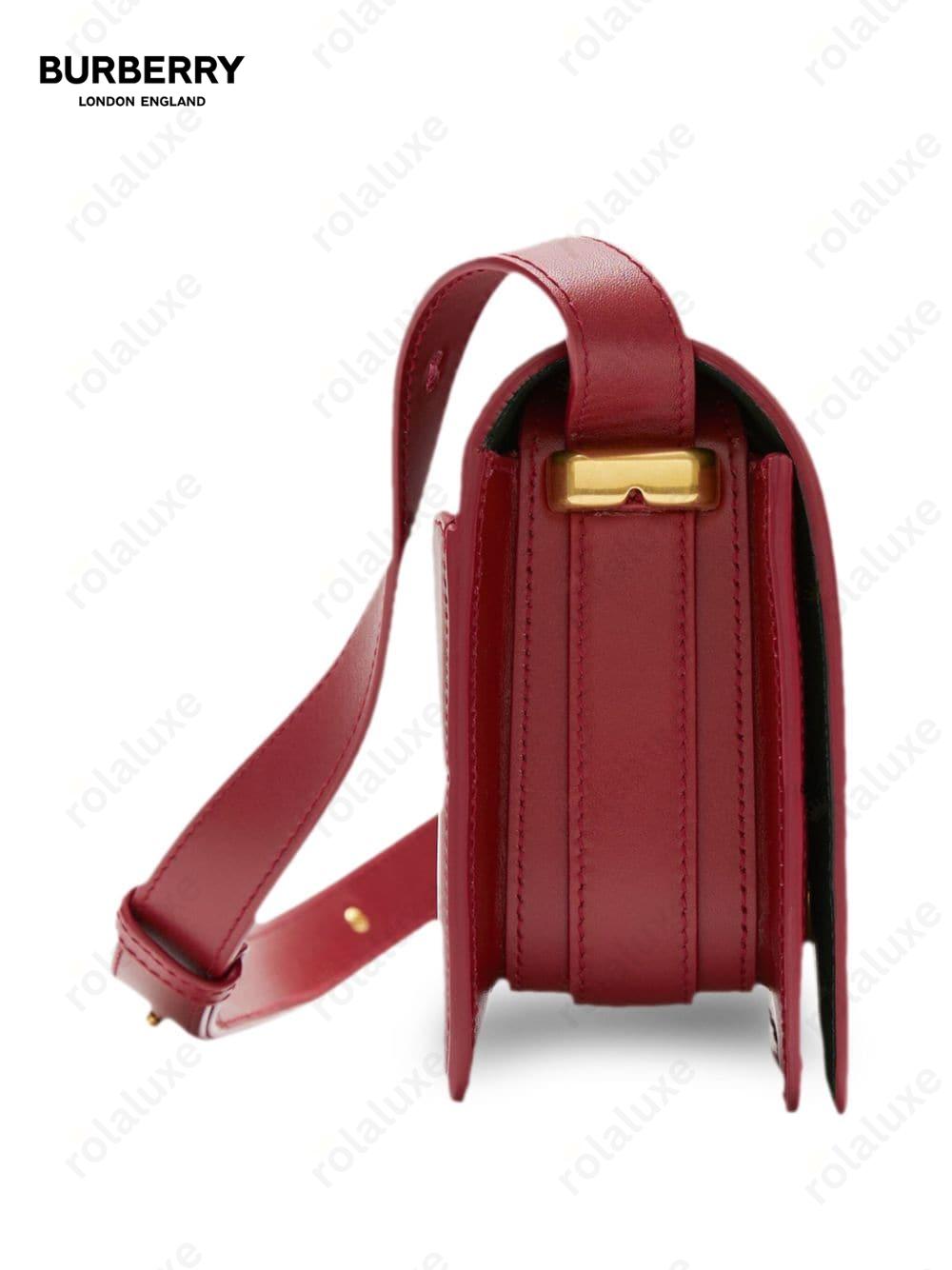 Snip leather shoulder bag