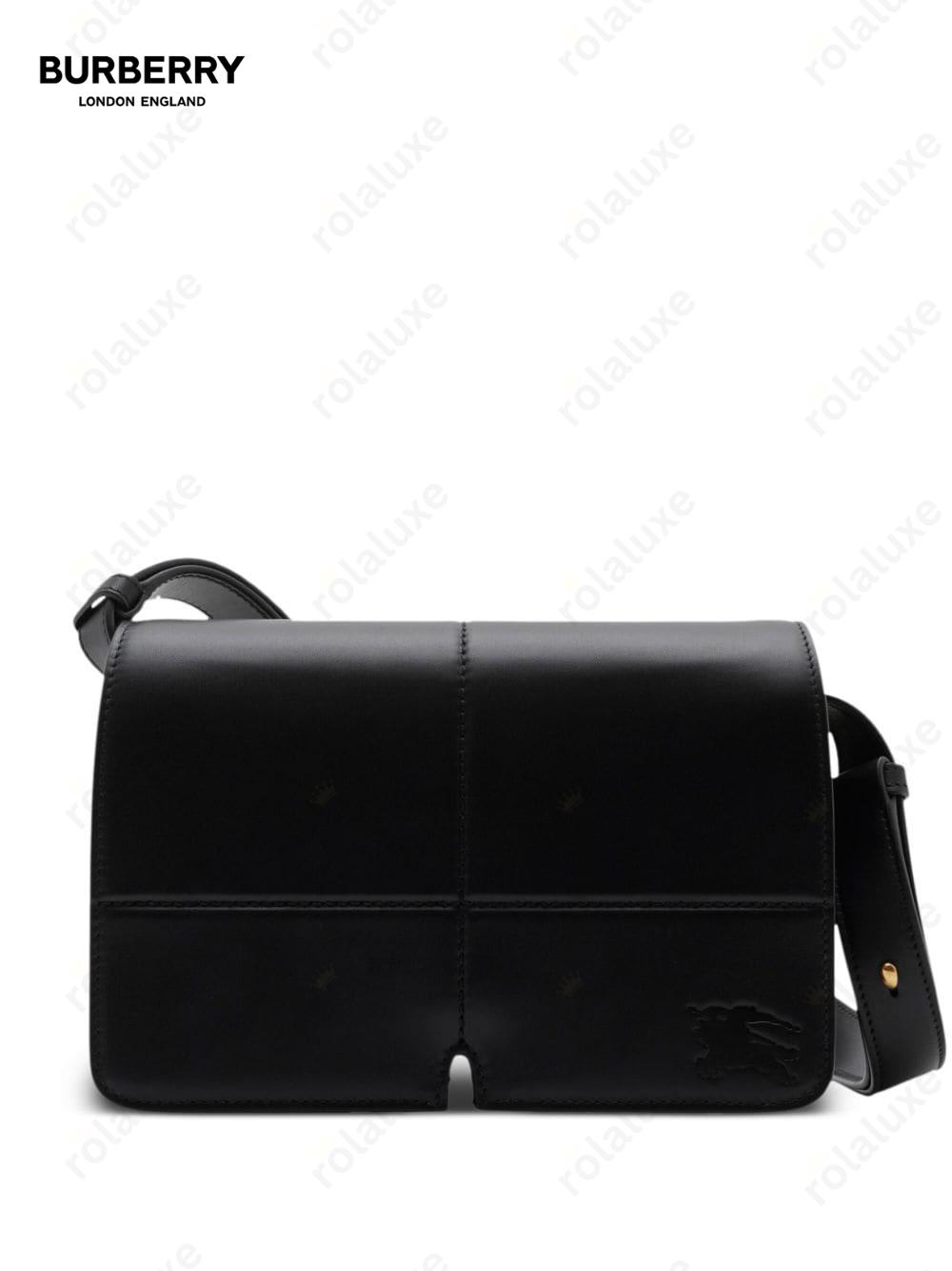 Snip leather crossbody bag