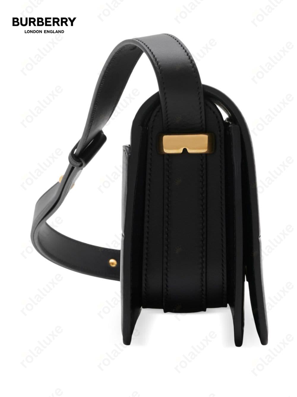 Snip leather crossbody bag