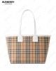 Vintage Check pattern tote bag