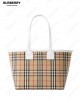 Vintage Check pattern tote bag