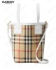 mini London Vintage-check tote