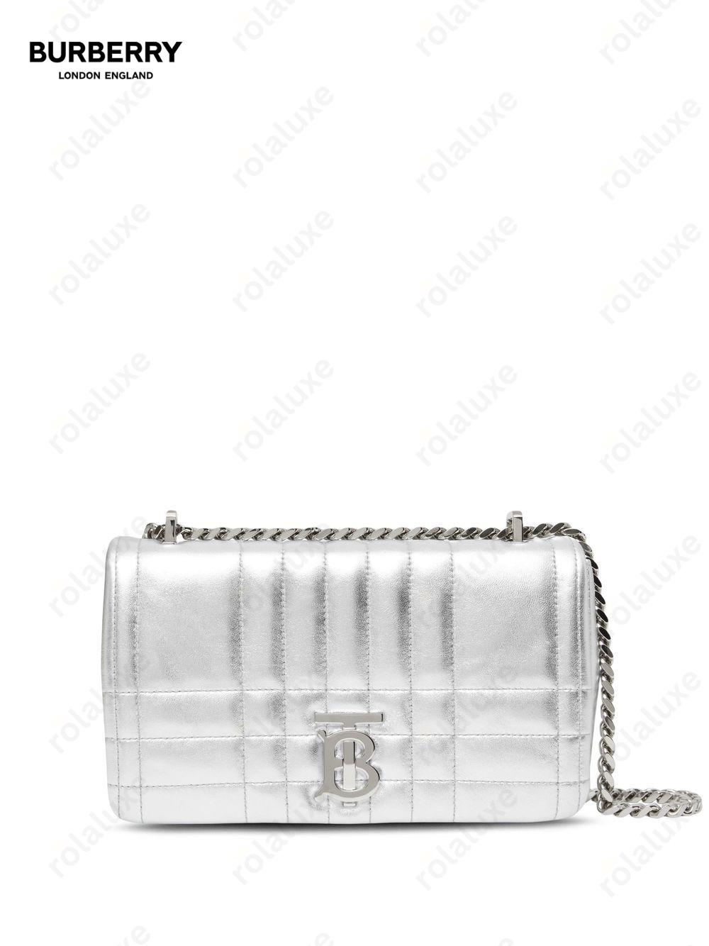 Small Lola quilted metallic leather bag