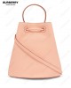 TB logo-plaque leather bucket bag