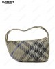 Check mini knitted bag