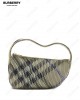 Check mini knitted bag