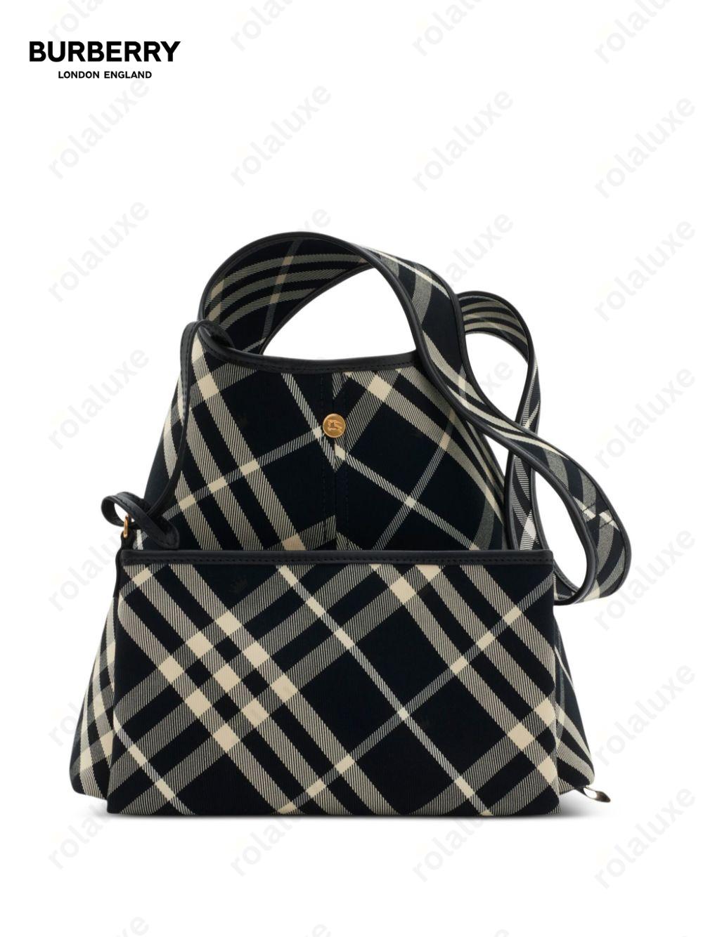 small check shoulder bag