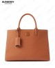 TB monogram-plaque tote bag