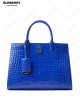 mini Frances crocodile-effect tote bag