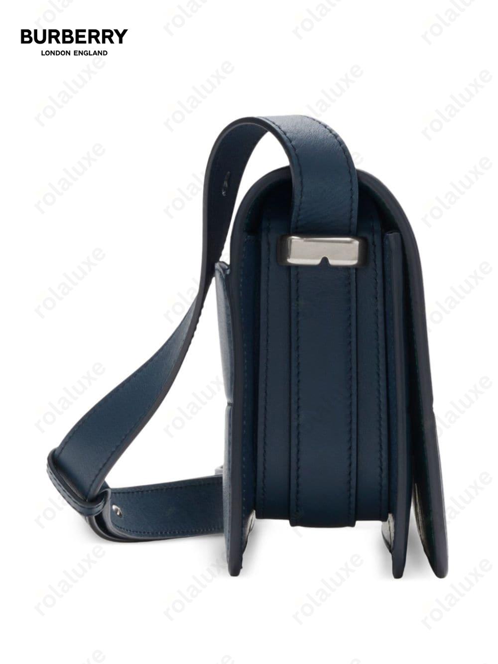 Snip leather shoulder bag