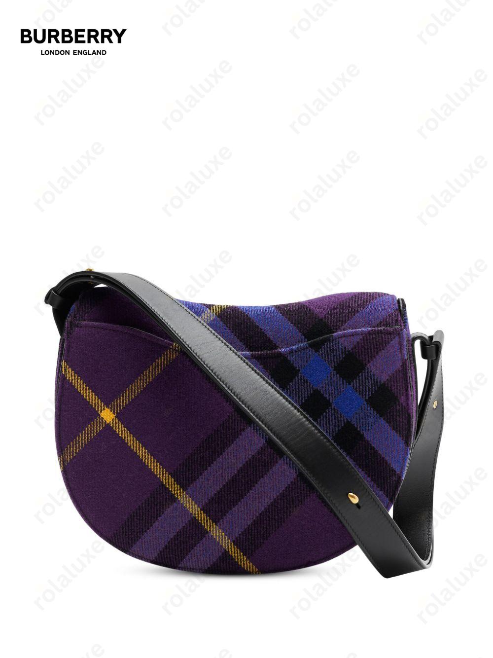 Rocking Horse plaid-check shoulder bag